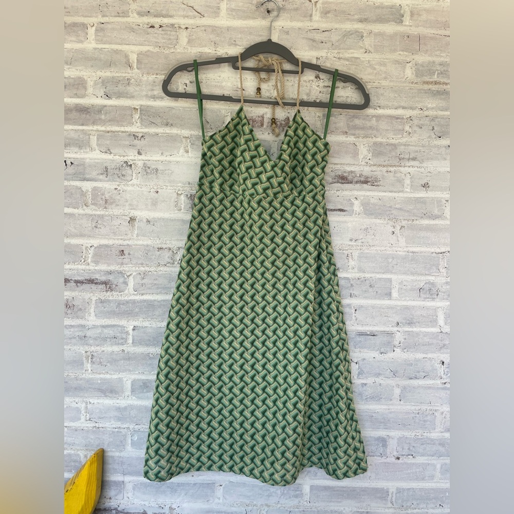 Green Halter Dress